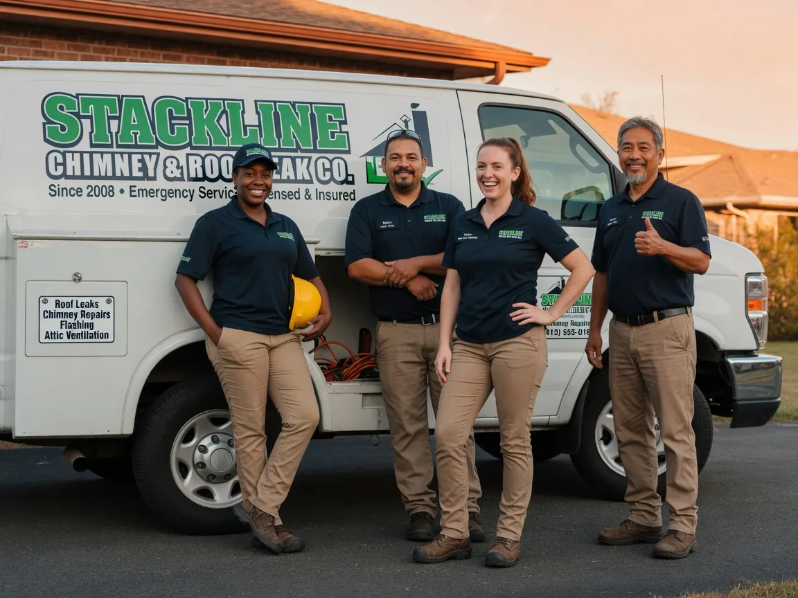 Chimney flashing repair company in Burton, MI